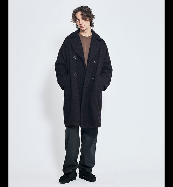 ABAHOUSE「【リバーシブルカラー】14Gコットン ニットスウェット / クルーネックプルオー」|ニット・セーター|