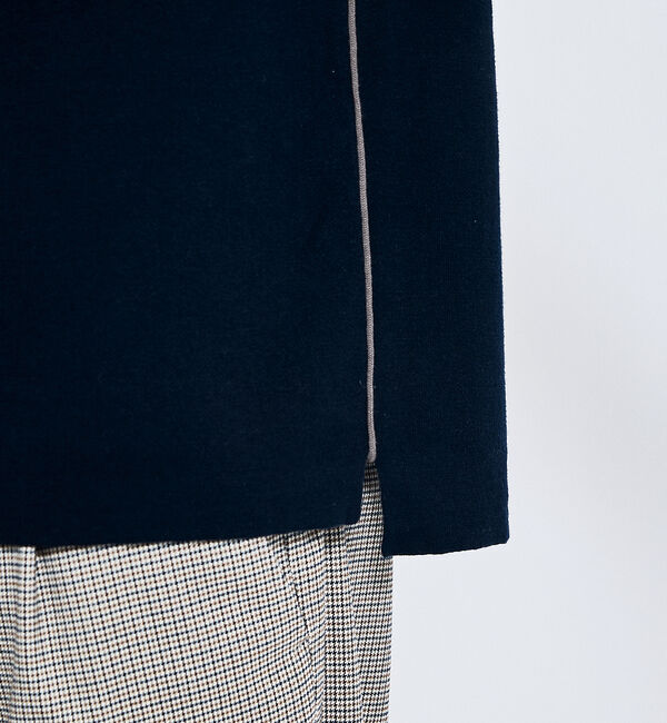 ABAHOUSE「【リバーシブルカラー】14Gコットン ニットスウェット / クルーネックプルオー」|ニット・セーター|