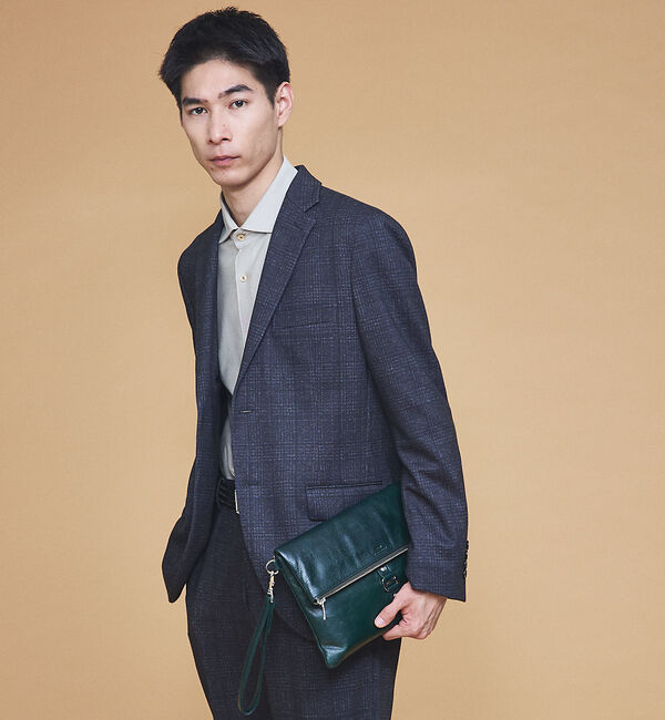 alfredoBANNISTER「【SEEKER 別注】2way クラッチショルダー」|クラッチバッグ|グリーン