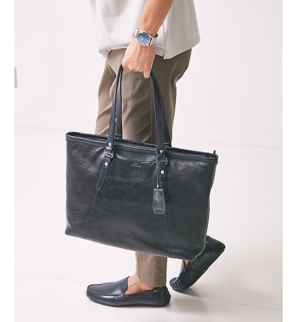 alfredoBANNISTER「【SEEKER 別注】定番 レザートート / A4サイズ対応 キーストラップ付き」|トートバッグ|