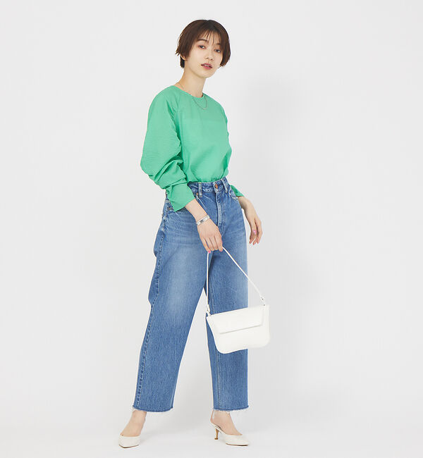 Rouge vif「スリーブギャザーブラウス」|シャツ・ブラウス|