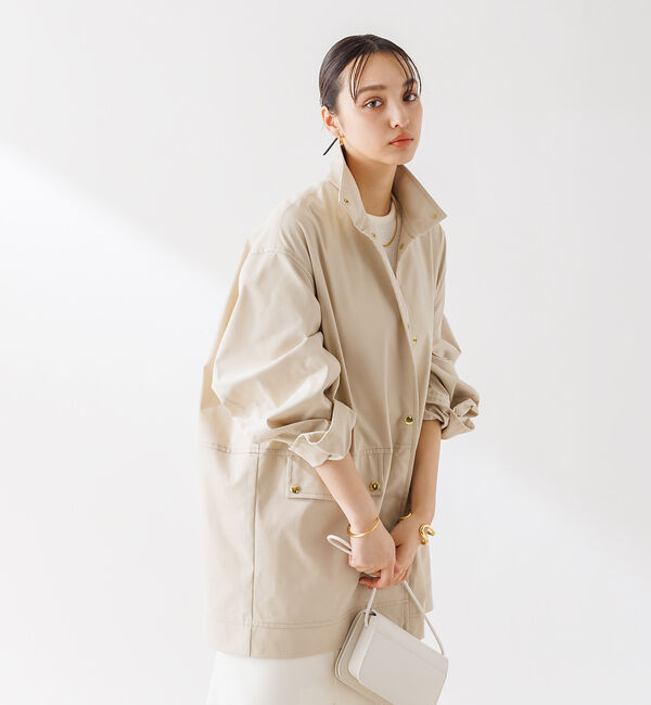 Rouge vif「スタンドカラー ハーフコートブルゾン」|その他|