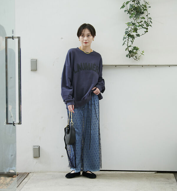 Rouge vif「スター＆ハート柄チュールスカート」|スカート|