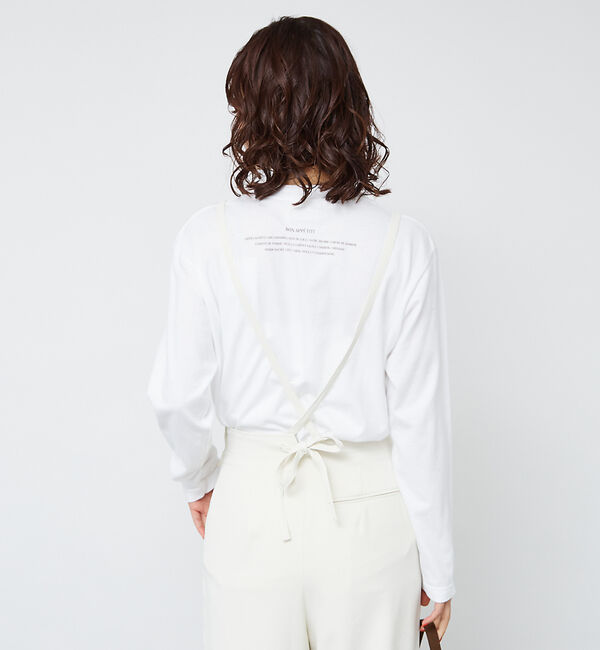 Rouge vif「シンプルロゴプリントロンT」|Tシャツ・カットソー|