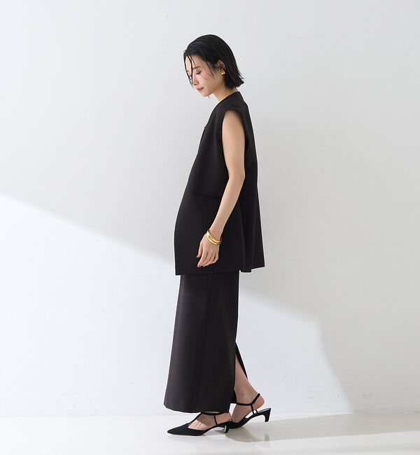 Rouge vif「【セットアップ対応】ストレッチダブルクロスジレ」|ダウンベスト・ベスト|