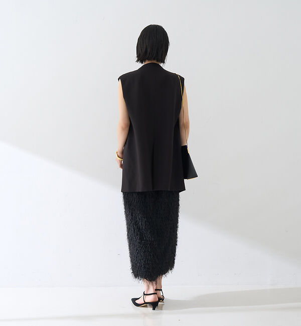 Rouge vif「【セットアップ対応】ストレッチダブルクロスジレ」|ダウンベスト・ベスト|