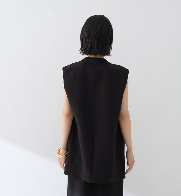 Rouge vif「【セットアップ対応】ストレッチダブルクロスジレ」|ダウンベスト・ベスト|