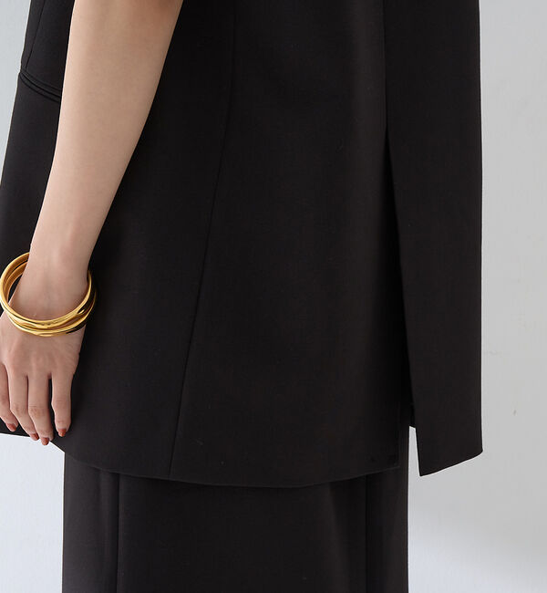 Rouge vif「【セットアップ対応】ストレッチダブルクロスジレ」|ダウンベスト・ベスト|