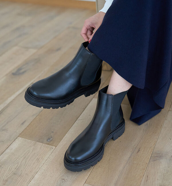 Rouge vif「【ロングヒット】【ENESS/エネス】サイドゴアブーツ」|ショートブーツ|