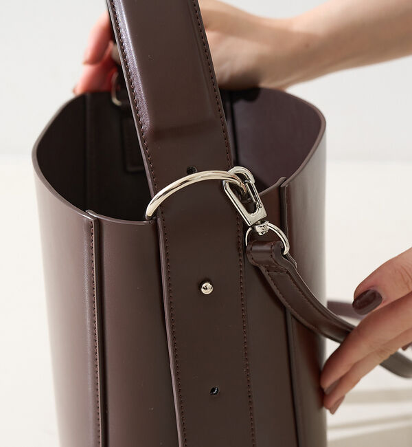 Rouge vif「【&MyuQ/アンドミューク】LIBER バケツショルダーバッグ」|ショルダー・メッセンジャー|