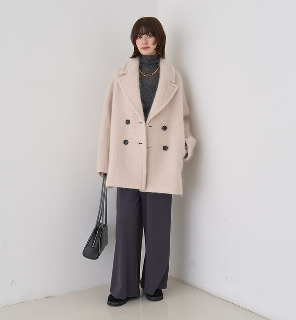 Rouge vif「シャギーピーコート」|ピーコート|