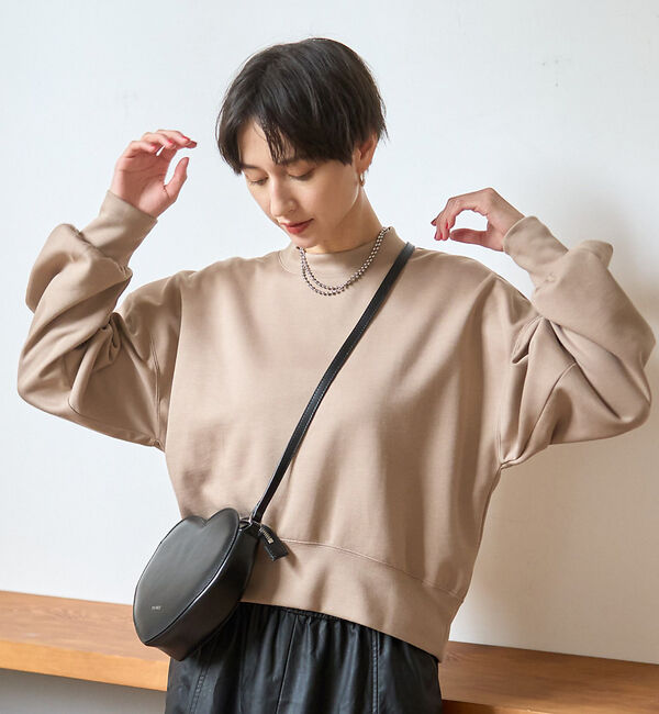Rouge vif「【2025AW新色登場】ダンボールショートスウェット」|スウェット・ジャージ|ベージュ