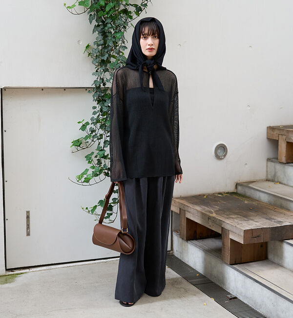 Rouge vif「【AULENTTI/オウレンティ】ワイドロールボディショルダーバッグ」|ショルダー・メッセンジャー|