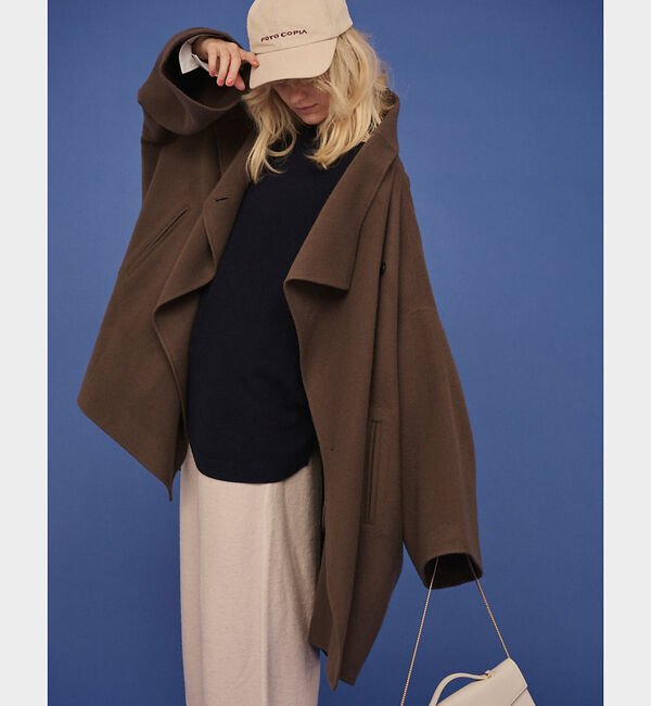 Rouge vif「【2サイズ展開】ウール混変形リバーコート」|その他|