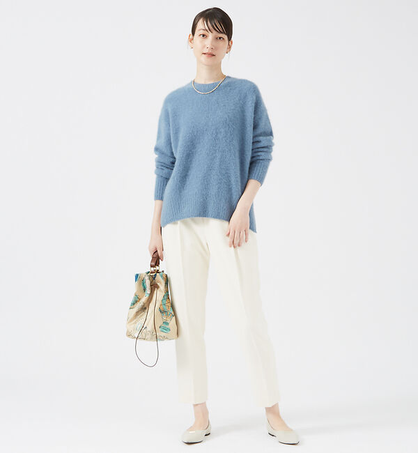 qualite「【ベストセラー】ダブルクロスセンタープレスパンツ」|その他|