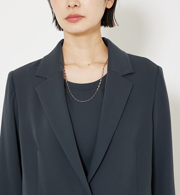 qualite「トルコサテンジャケット」|テーラードジャケット|