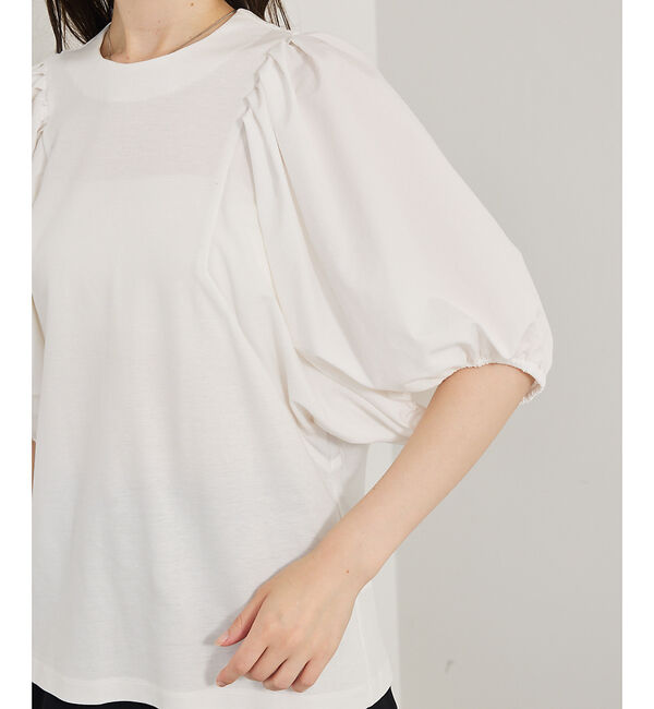 qualite「タフタスリーブプルオーバー」|Tシャツ・カットソー|