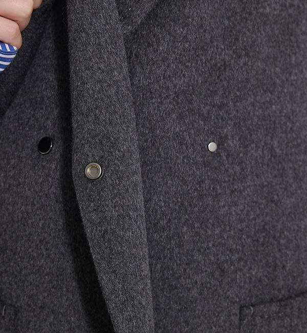 qualite「【毛玉になりにくい】ダブルフェイスチェスターコート」|その他|
