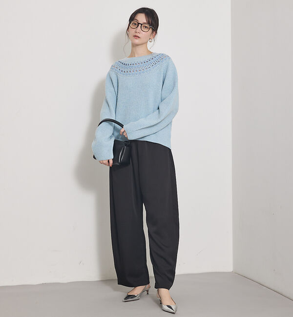 qualite「エンブロイダリーニット」|ニット・セーター|