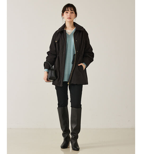 qualite「ウールVネックプルオーバー」|ニット・セーター|