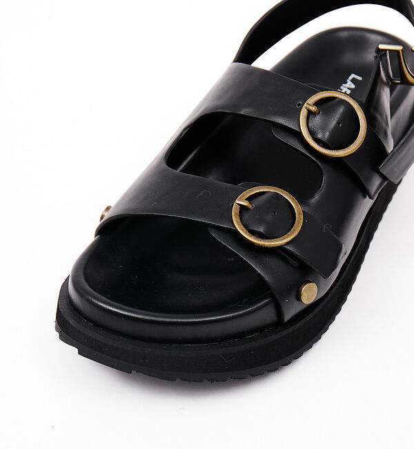 AU BANNISTER「【LAROUTE】メタルパーツサンダル」|サンダル|