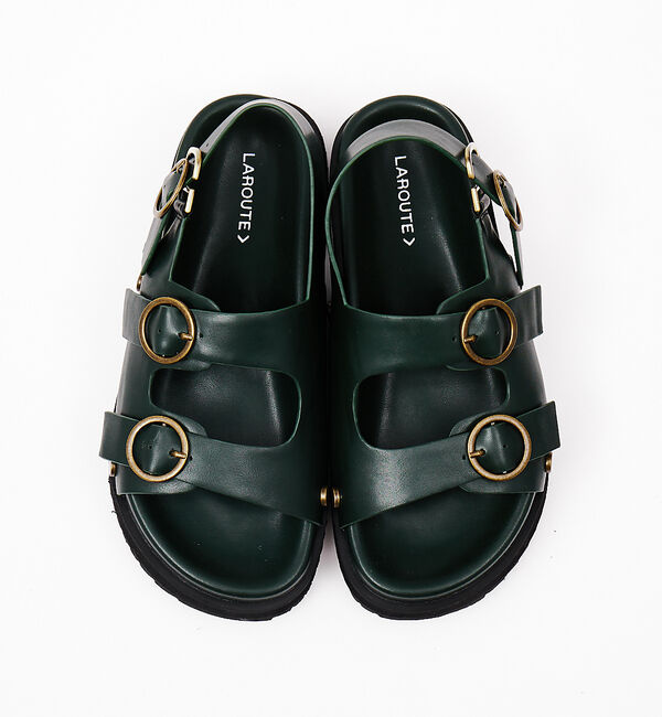 AU BANNISTER「【LAROUTE】メタルパーツサンダル」|サンダル|