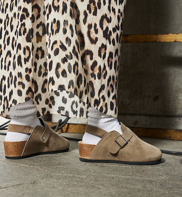 AU BANNISTER「【LAROUTE】厚底 サボサンダル」|その他|ベージュ