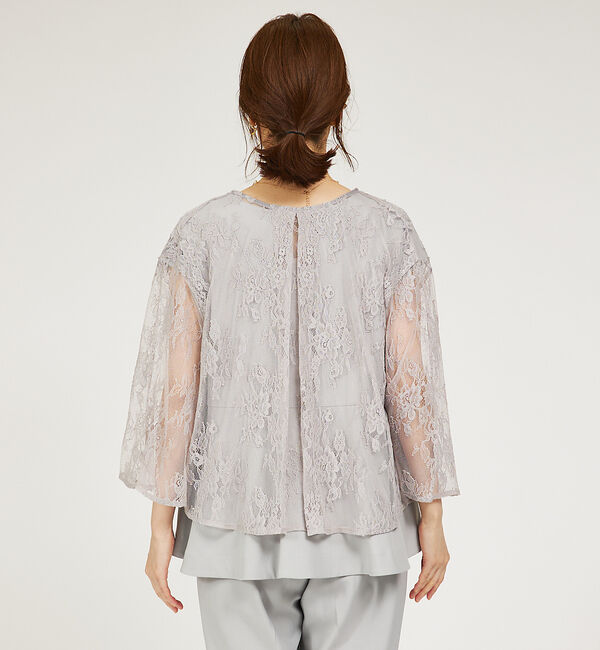 abahouse mavie「【セットアップ対応/エニデイカセット】レースボレロブラウス」|シャツ・ブラウス|