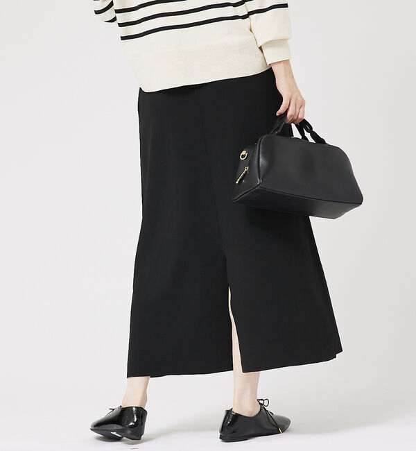 abahouse mavie「【セットアップ対応】セミフレアニットスカート」|スカート|