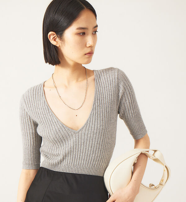 The Store by C' 「【MARIA McMANUS】DEEP V BODYSUIT / ボディスーツ」|その他|グレー