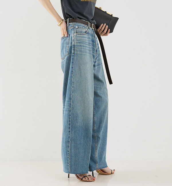 The Store by C' 「【HAIKURE】BETHANY ASIAN FIT／ワイドデニムパンツ」|デニム|