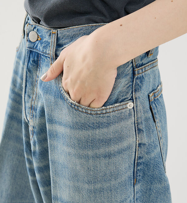 The Store by C' 「【HAIKURE】BETHANY ASIAN FIT／ワイドデニムパンツ」|デニム|