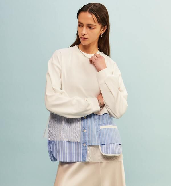 Soffitto「【AULA AILA別注】SHIRT COMBINATION PULLOVER」|その他|