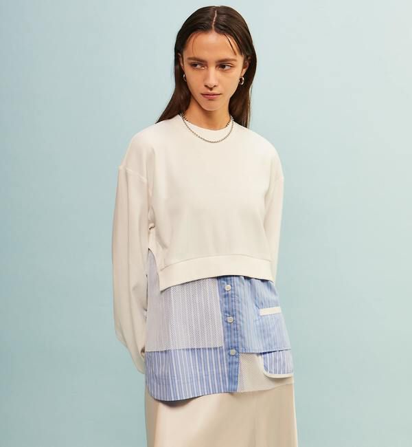 Soffitto「【AULA AILA別注】SHIRT COMBINATION PULLOVER」|その他|