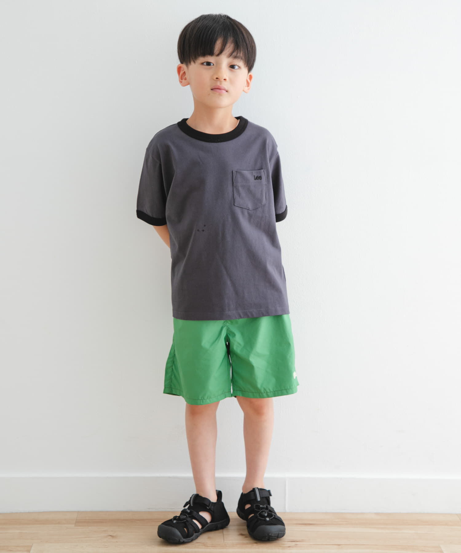 URBAN RESEARCH DOORS「『別注』Lee&times;DOORS　リンガーTシャツ(KIDS)」|その他|