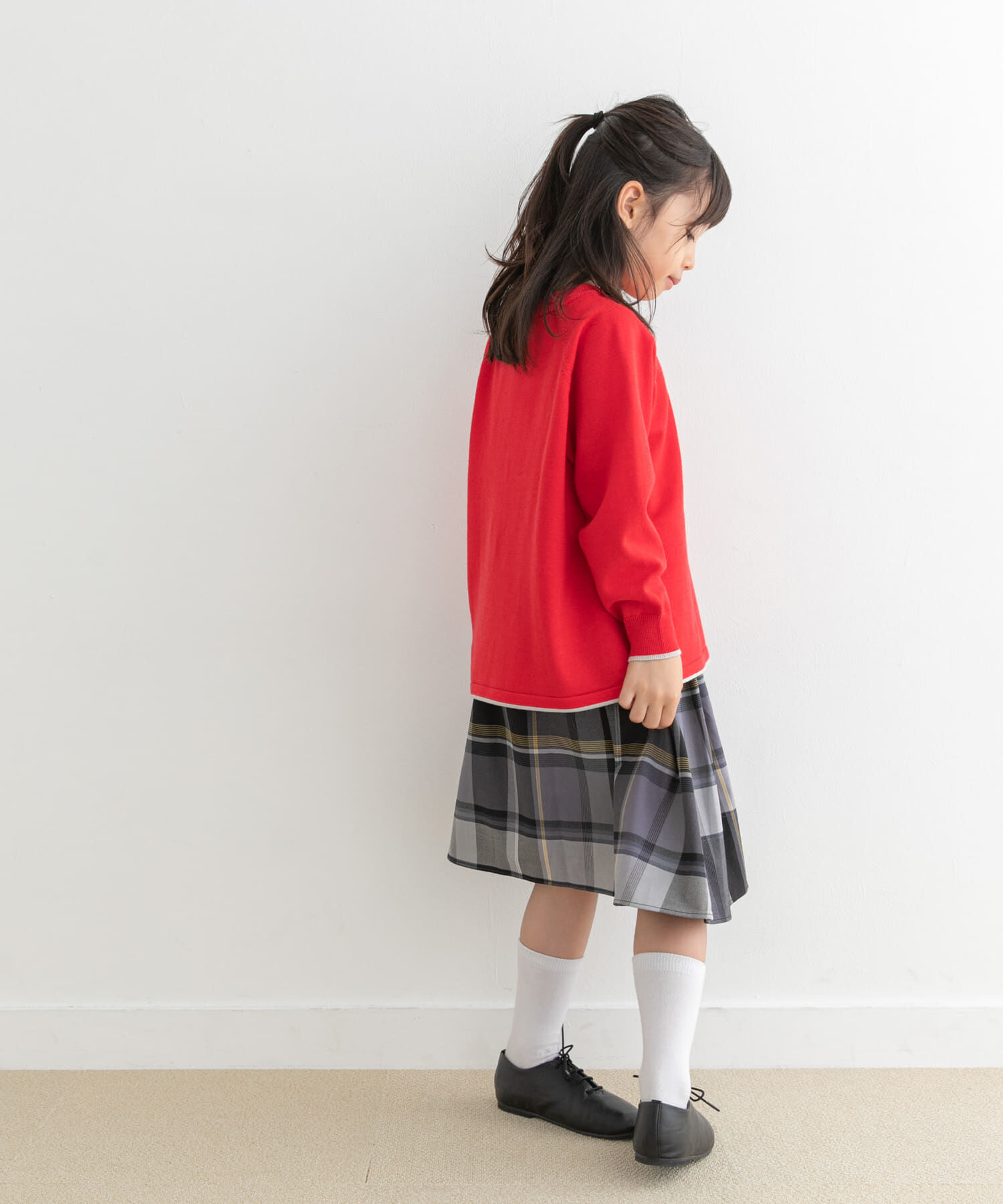 URBAN RESEARCH DOORS「『親子リンク』カラーチェックスカート(KIDS)」|その他|