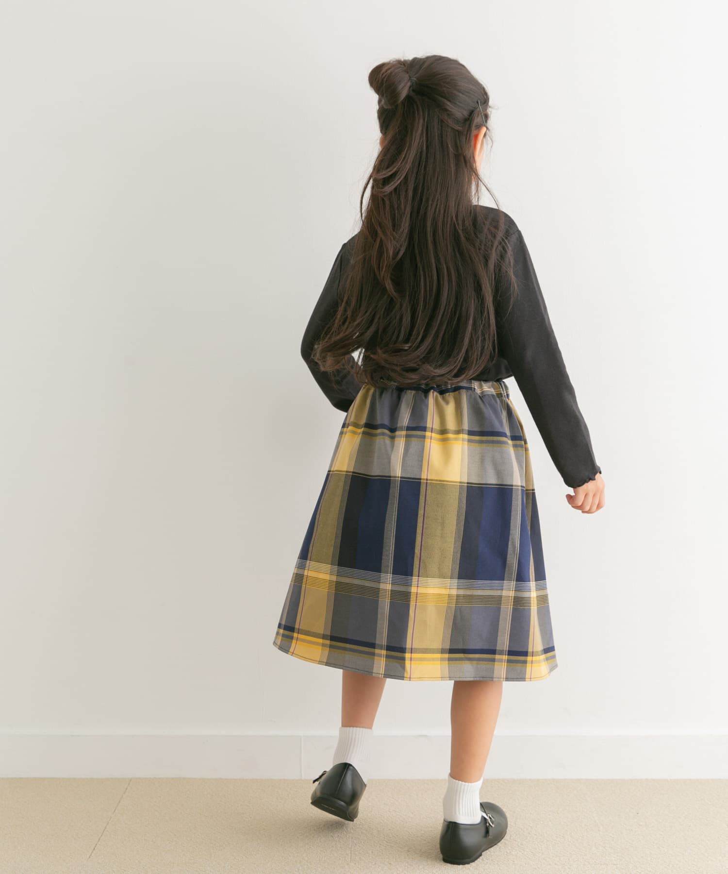 URBAN RESEARCH DOORS「『親子リンク』カラーチェックスカート(KIDS)」|その他|