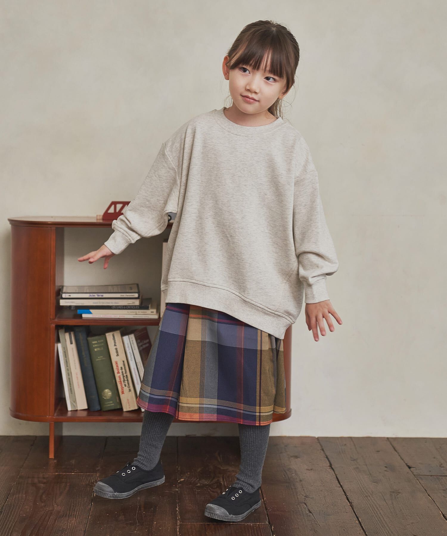 URBAN RESEARCH DOORS「『親子リンク』カラーチェックスカート(KIDS)」|その他|
