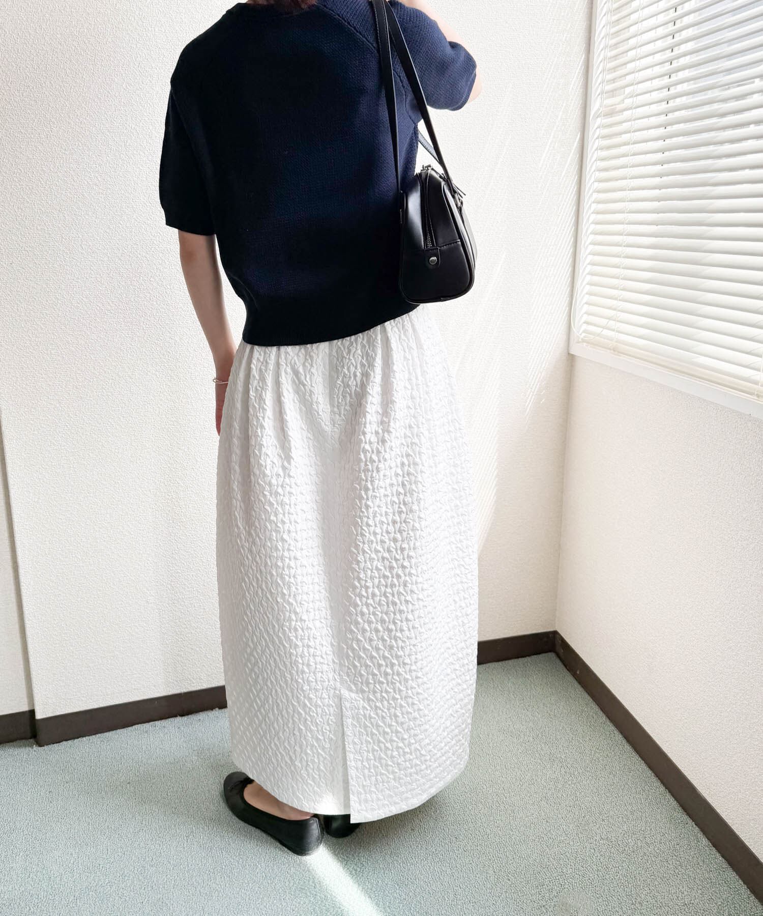 URBAN RESEARCH DOORS「ジャガードコクーンスカート」|スカート|