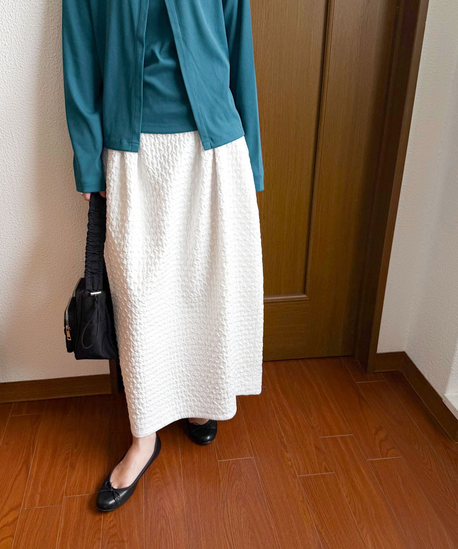 URBAN RESEARCH DOORS「ジャガードコクーンスカート」|スカート|