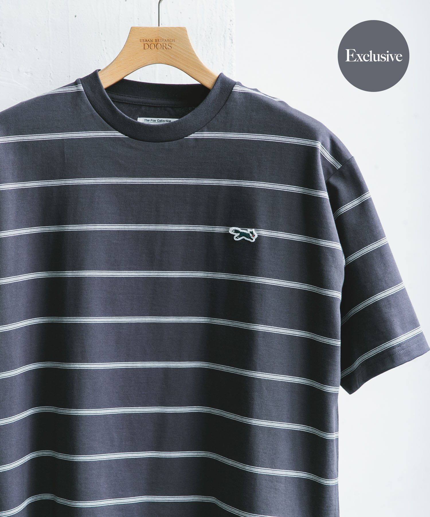 URBAN RESEARCH DOORS「『一部WEB限定』『別注』PENNEYS&times;DOORS　THE FOX 天竺 S/S Tシャツ」|Tシャツ・カットソー|グレー系その他