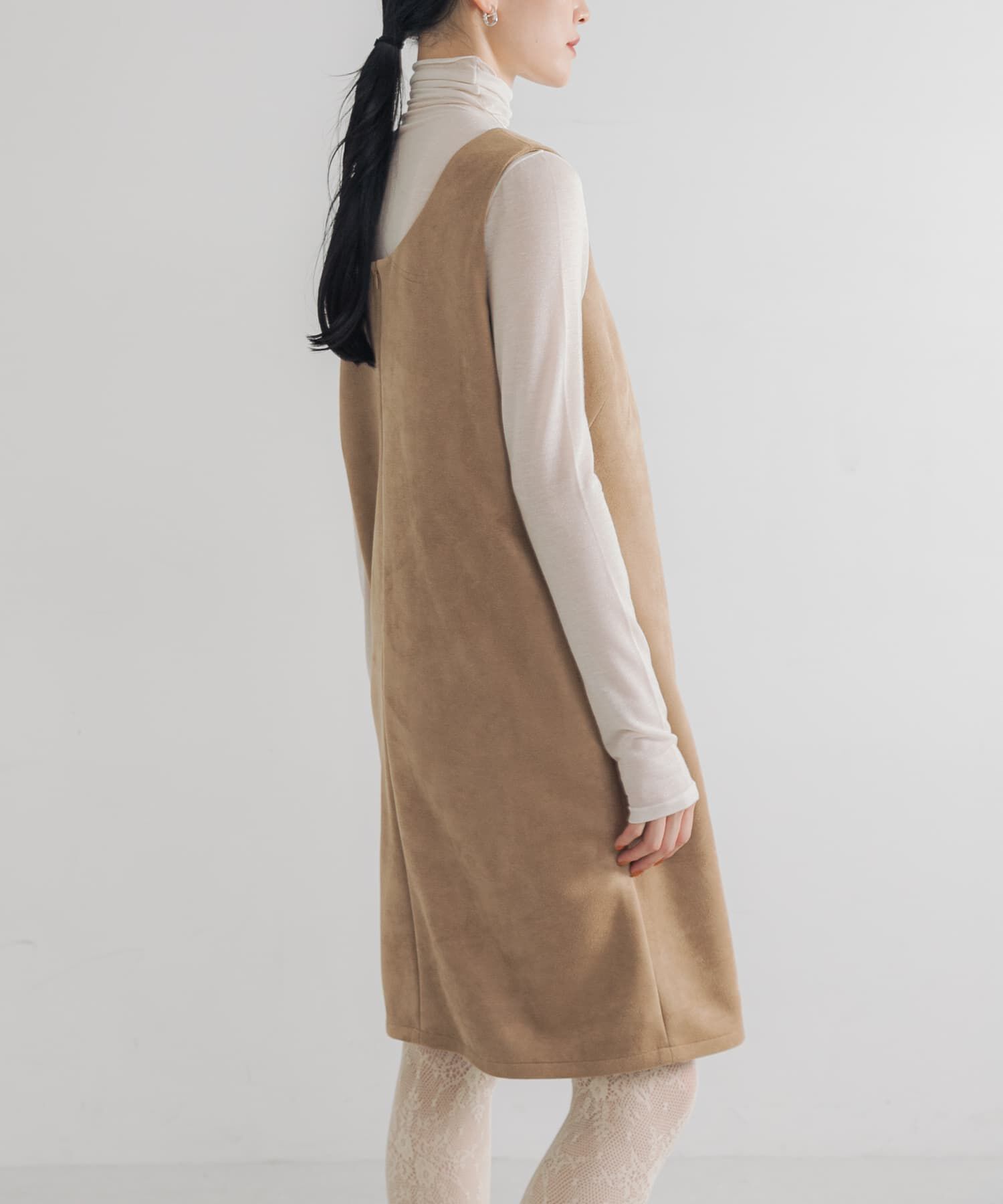 URBAN RESEARCH「スウェードライクミニワンピース」|ワンピース|