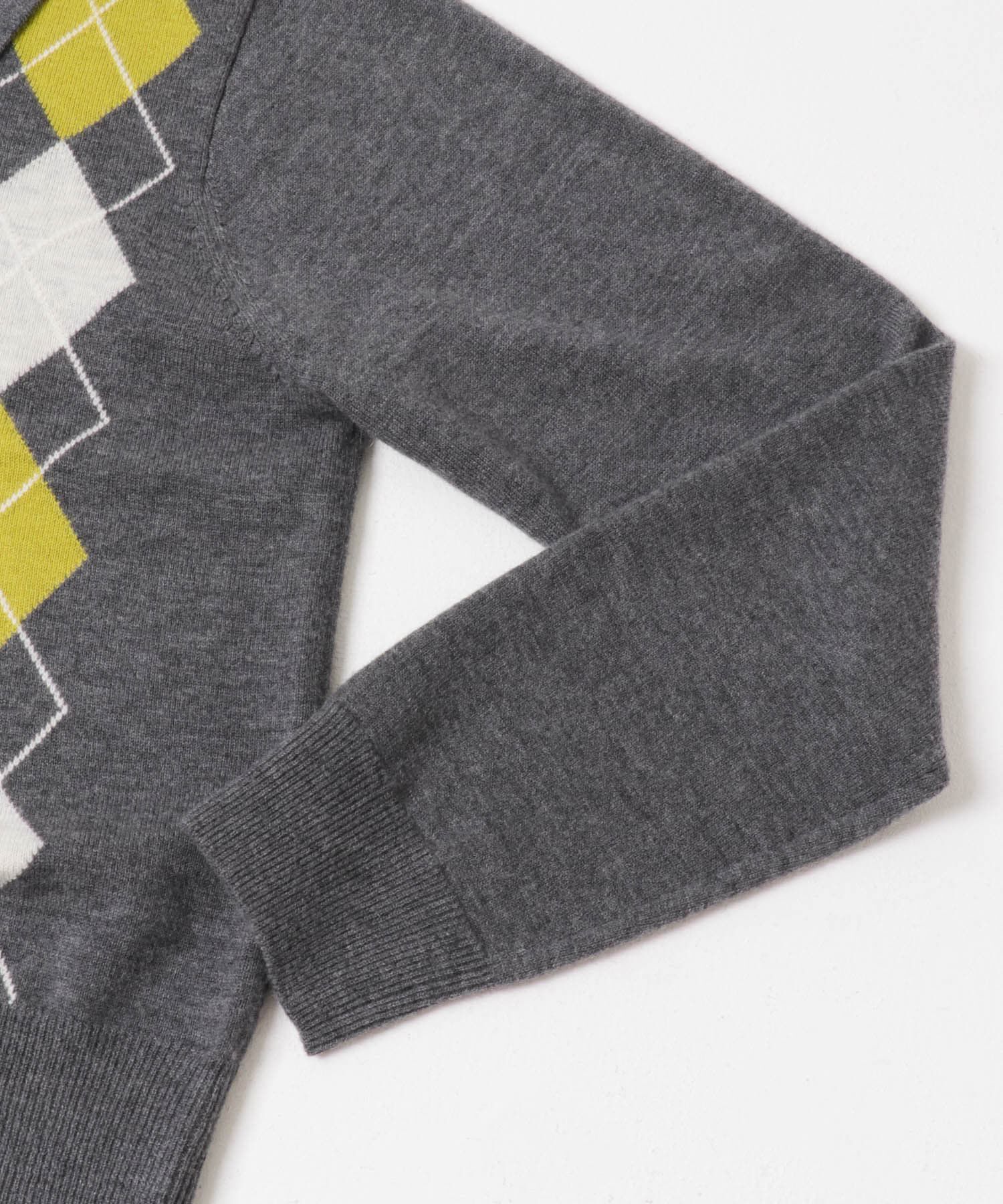 URBAN RESEARCH「アーガイルシャツカラーカーディガン」|ニット・セーター|