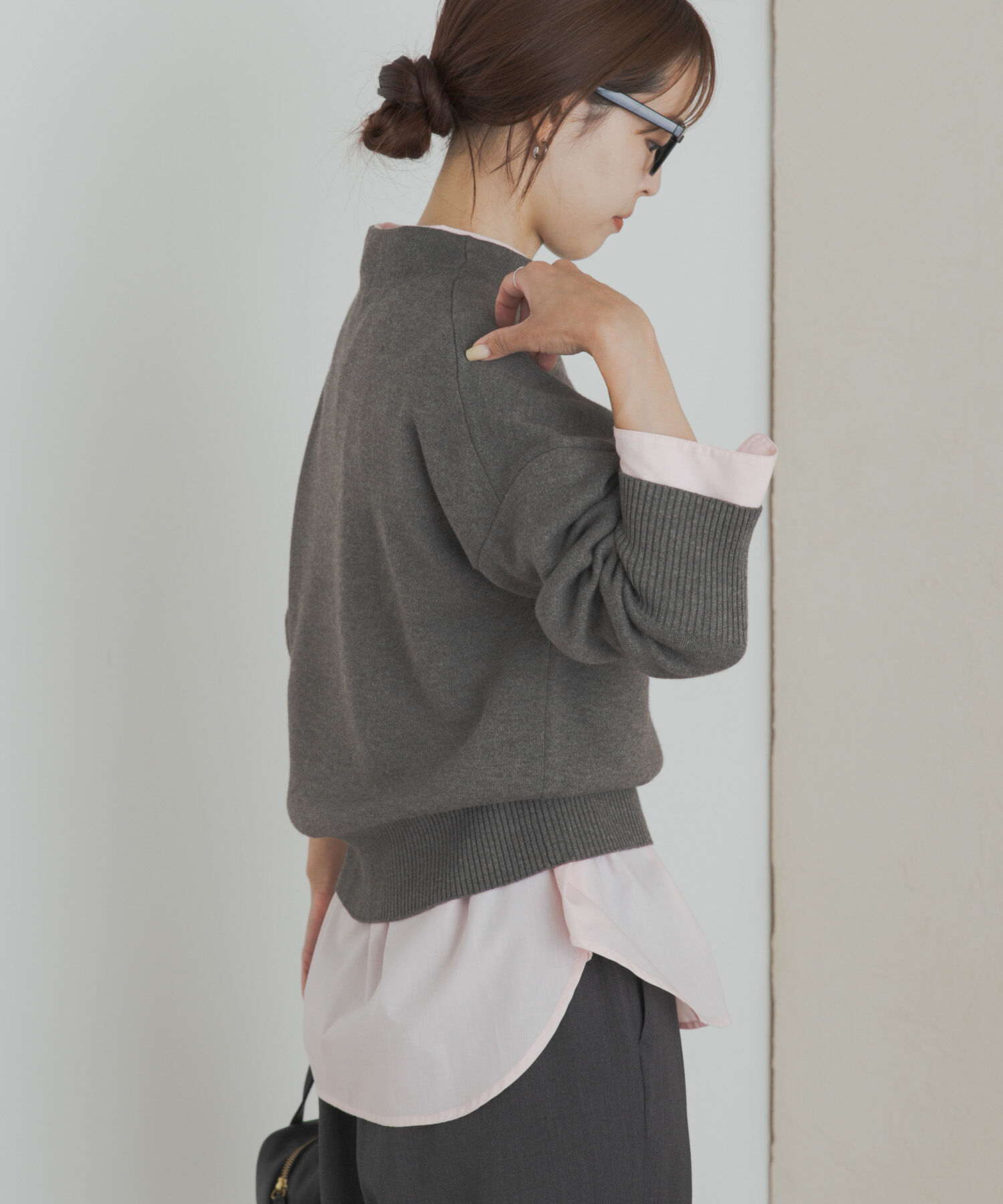 URBAN RESEARCH DOORS「『蓄熱/洗濯可』ボトルネックKNITプルオーバー」|ニット・セーター|