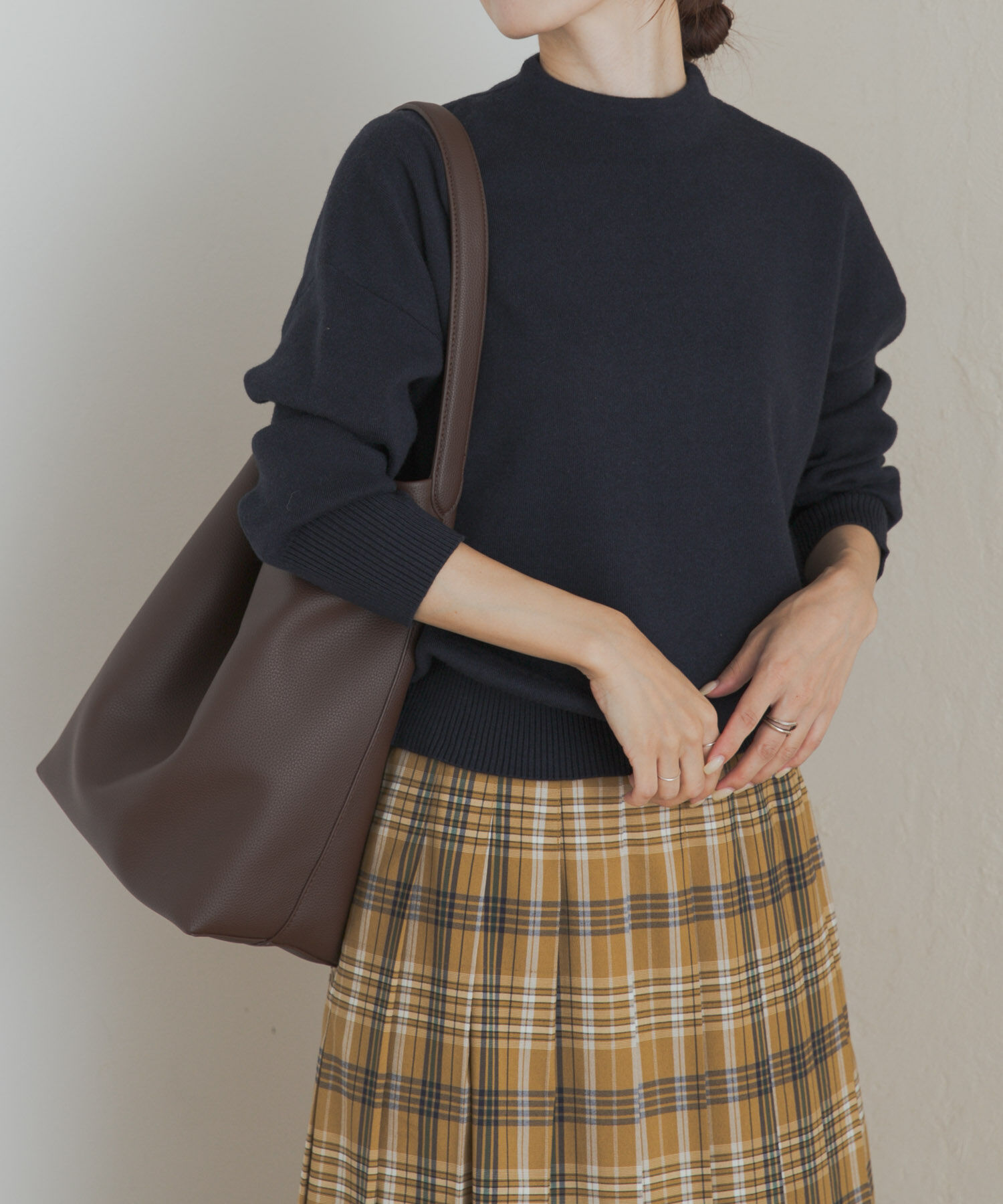 URBAN RESEARCH DOORS「『蓄熱/洗濯可』ボトルネックKNITプルオーバー」|ニット・セーター|