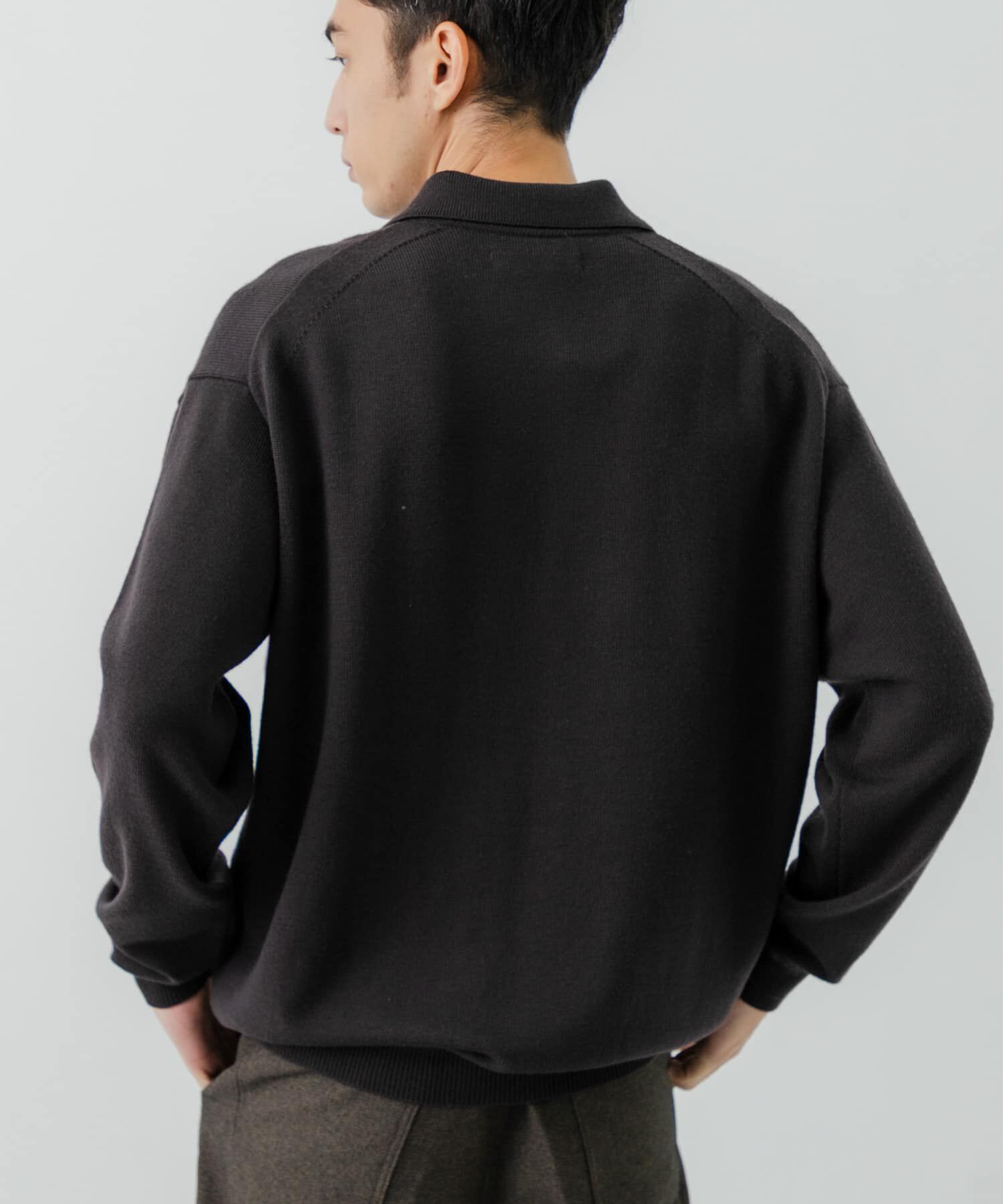 URBAN RESEARCH「CASH FEEL W/MID ニットポロ」|ニット・セーター|