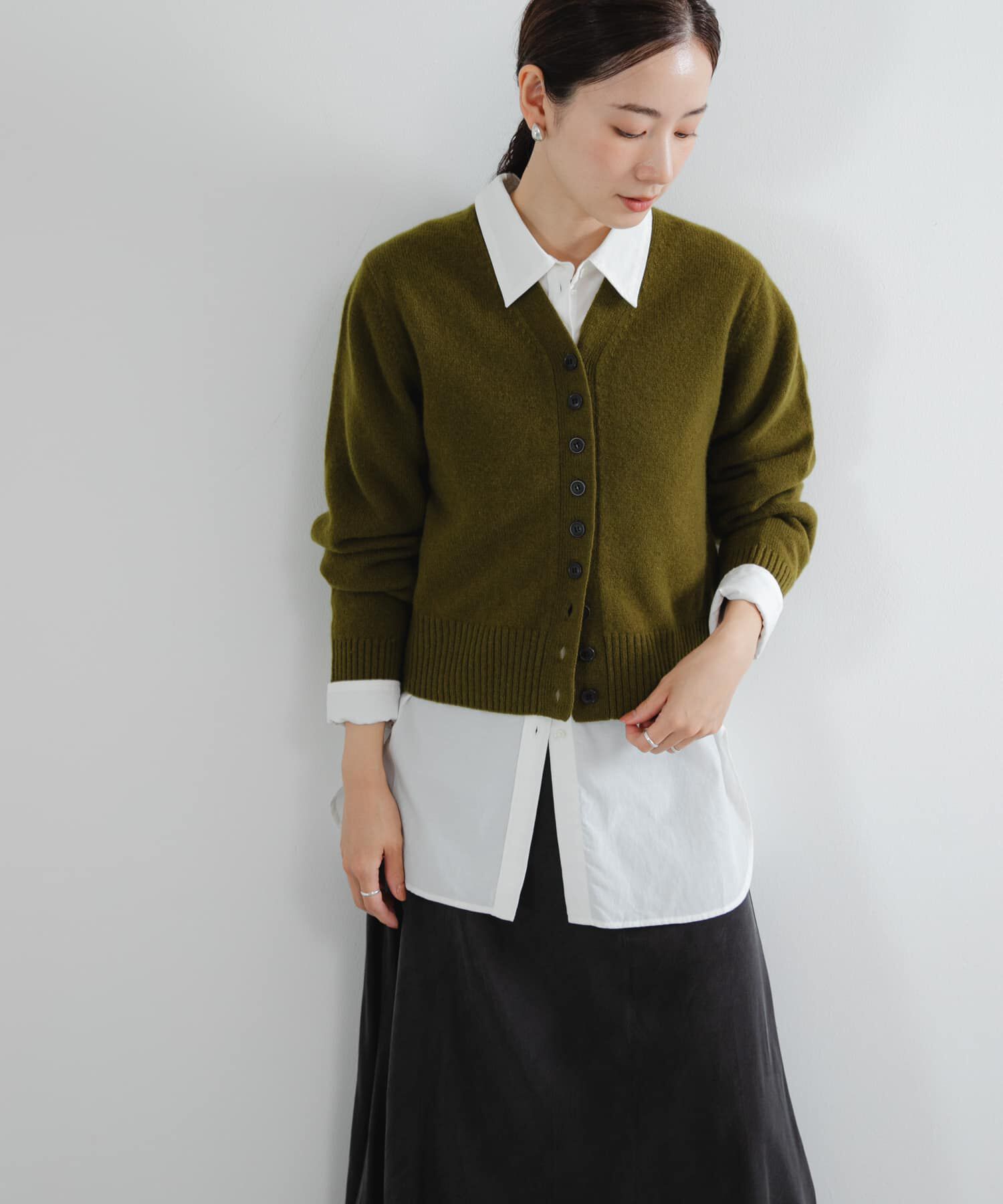 URBAN RESEARCH「ダブルボタンコットンヴィスコースシャツ」|シャツ・ブラウス|