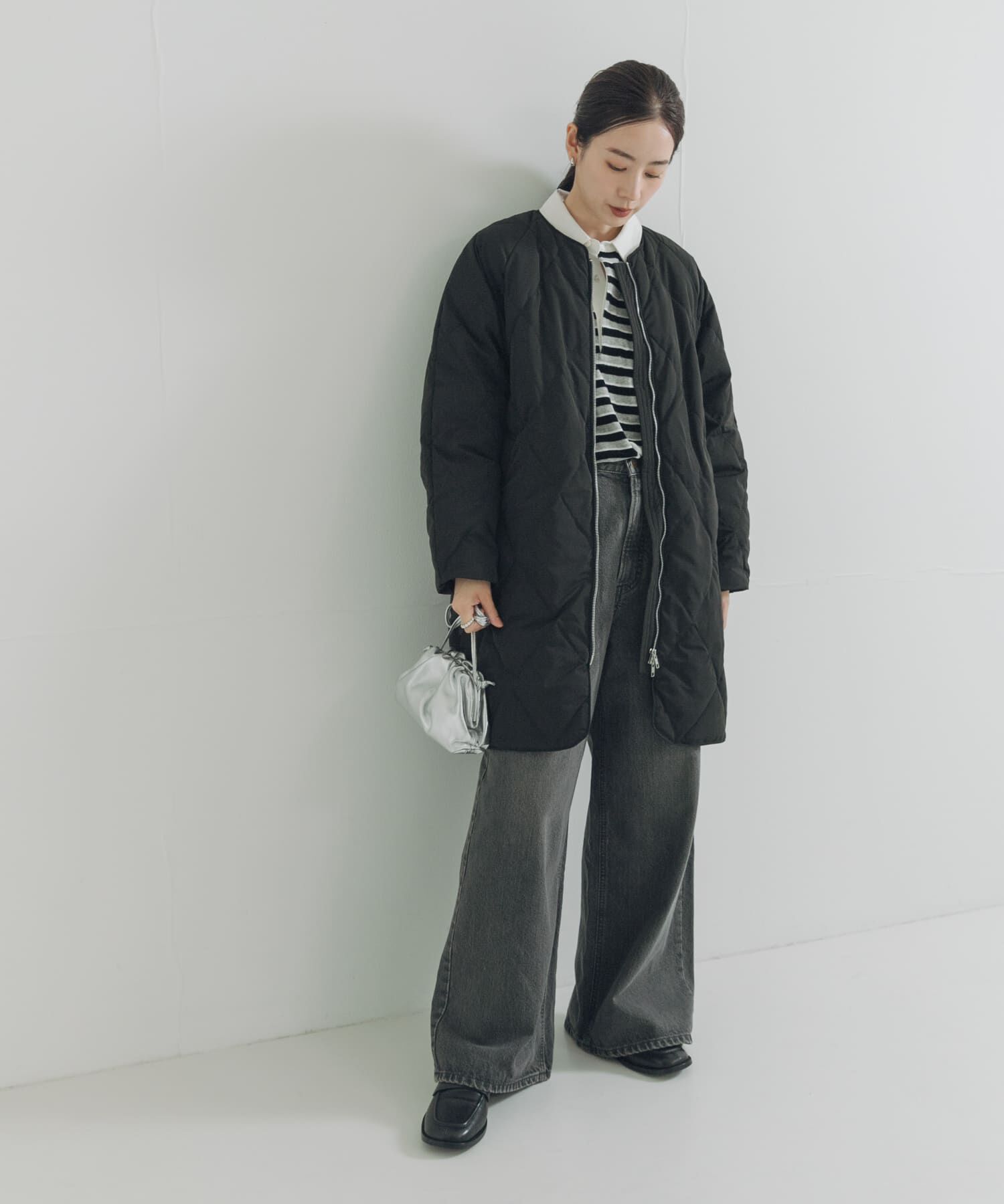 URBAN RESEARCH「『Sサイズ/WEB限定』コクーンキルティングロングダウン」|ダウン|