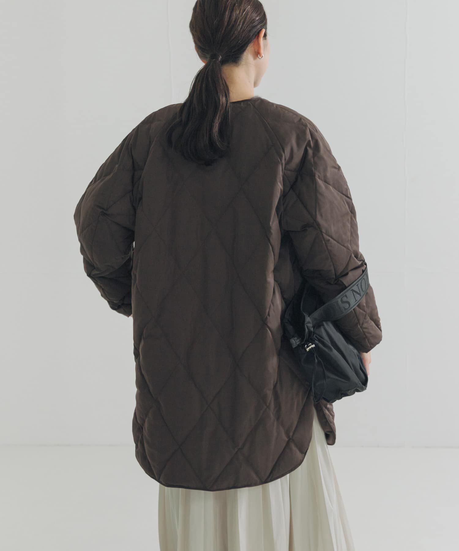 URBAN RESEARCH「『Sサイズ/WEB限定』コクーンキルティングロングダウン」|ダウン|