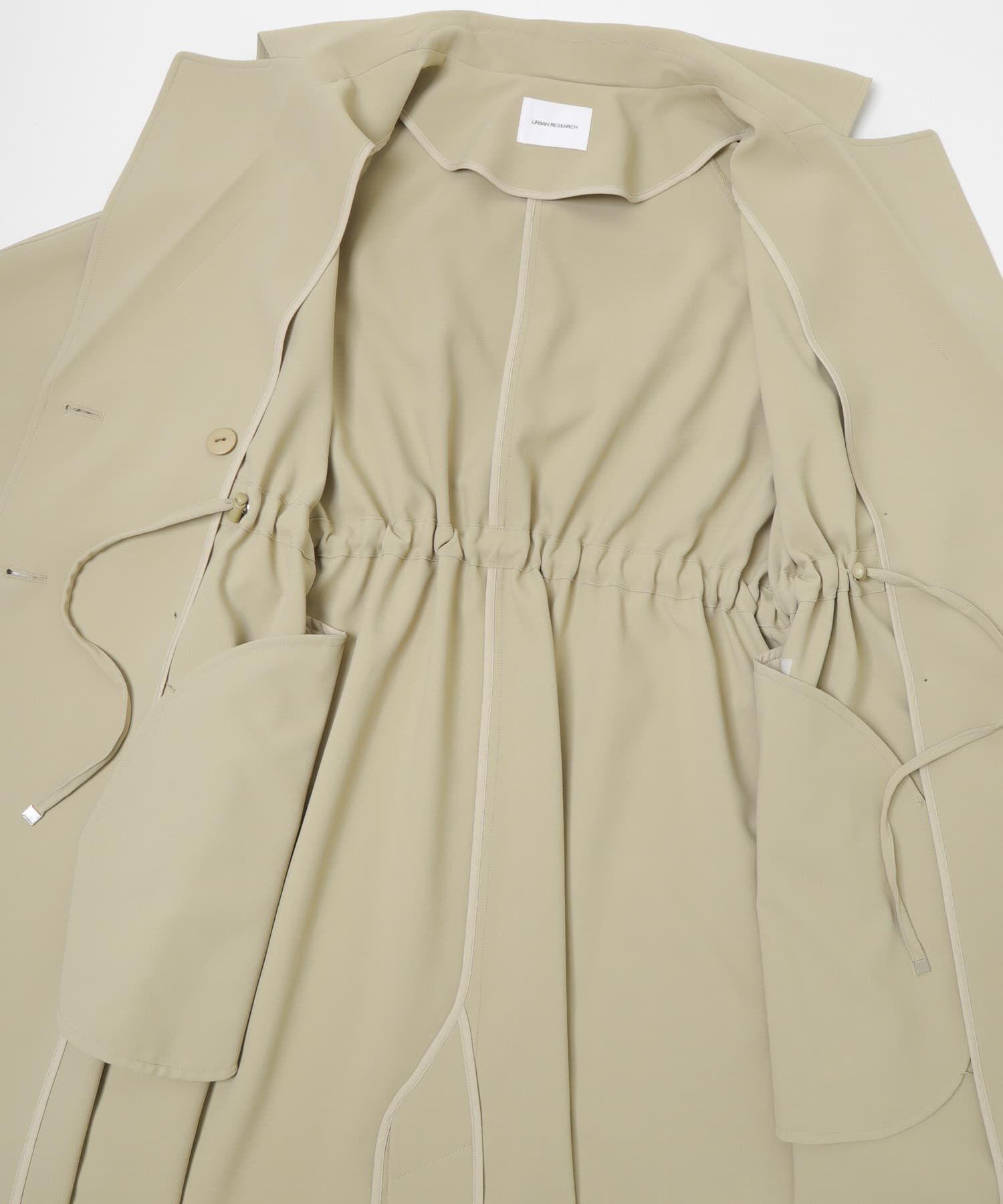URBAN RESEARCH「『撥水/UVカット』ドロストトレンチコート」|トレンチコート|